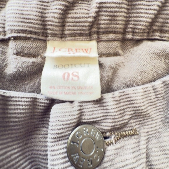 J.Crew Pants-Courdoroy-Bootcut-Women's-Size 0 Short-Tan Khaki-Great Condition - Picture 2 of 9